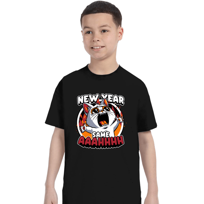 Secret_Shirts T-Shirts, Youth / XS / Black New Years Despair
