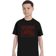 Load image into Gallery viewer, Daily_Deal_Shirts T-Shirts, Youth / XS / Black Strange Songs
