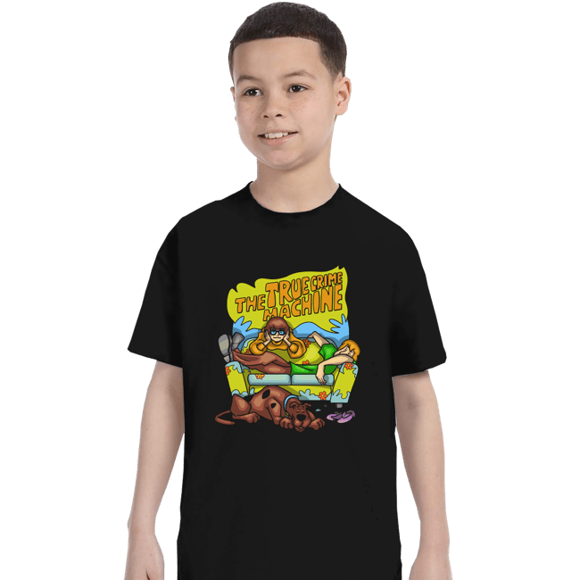 Secret_Shirts T-Shirts, Youth / XS / Black True Crime Machine