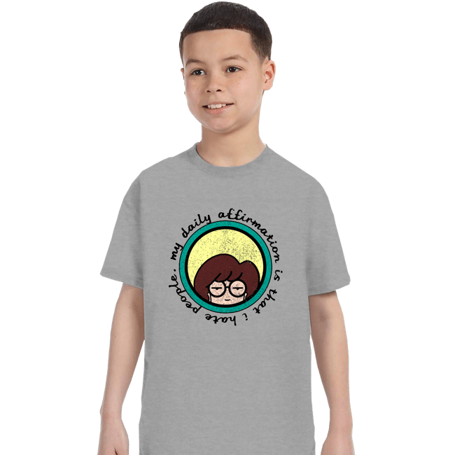 Secret_Shirts T-Shirts, Youth / XS / Sports Grey I Hate People
