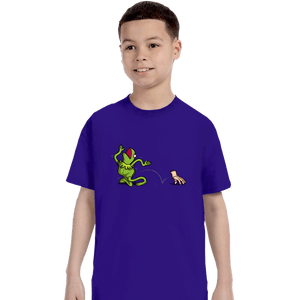 Secret_Shirts T-Shirts, Youth / XS / Violet Empty Frog