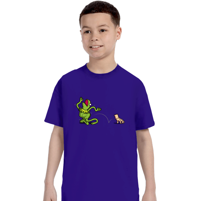 Secret_Shirts T-Shirts, Youth / XS / Violet Empty Frog
