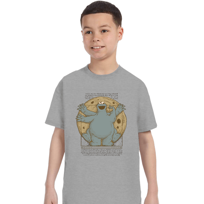 Daily_Deal_Shirts T-Shirts, Youth / XS / Sports Grey Vitruvian Cookie