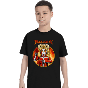 Shirts T-Shirts, Youth / XS / Black Megaloman