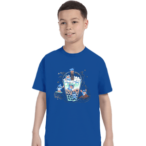Secret_Shirts T-Shirts, Youth / XS / Royal Blue Boba Stitch