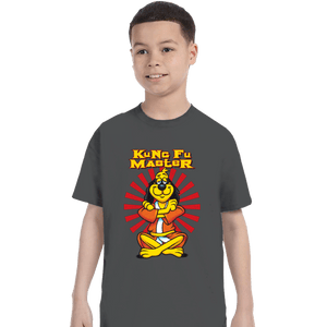 Daily_Deal_Shirts T-Shirts, Youth / XS / Charcoal Kung Fu Master