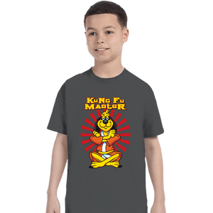 Daily_Deal_Shirts T-Shirts, Youth / XS / Charcoal Kung Fu Master