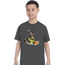 Load image into Gallery viewer, Daily_Deal_Shirts T-Shirts, Youth / XS / Charcoal Bean Fink
