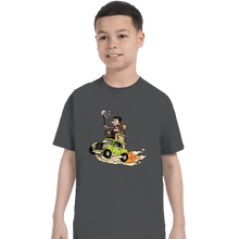 Load image into Gallery viewer, Daily_Deal_Shirts T-Shirts, Youth / XS / Charcoal Bean Fink
