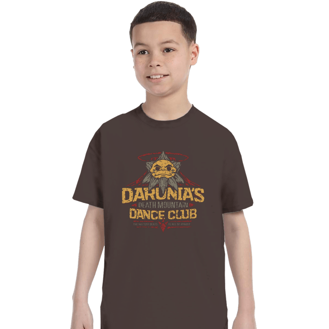 Shirts T-Shirts, Youth / XS / Dark Chocolate Darunia's Death Mountain