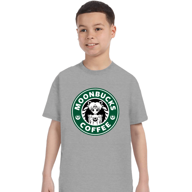 Shirts T-Shirts, Youth / XS / Sports Grey Moonbucks