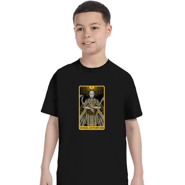 Shirts T-Shirts, Youth / XS / Black Tarot Wheel Of Fortune