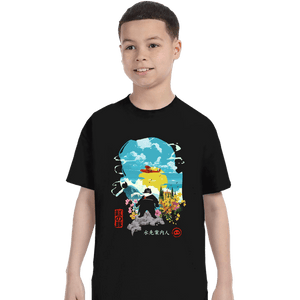 Daily_Deal_Shirts T-Shirts, Youth / XS / Black Crimson Aviator
