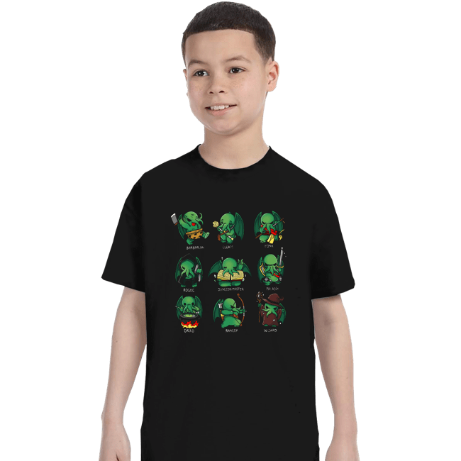 Shirts T-Shirts, Youth / XS / Black Cthulhu Roles
