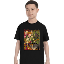 Load image into Gallery viewer, Daily_Deal_Shirts T-Shirts, Youth / XS / Black Samurai Sukubi vs Shurekku
