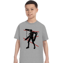 Load image into Gallery viewer, Shirts T-Shirts, Youth / XS / Sports Grey Crimson Chainsaw
