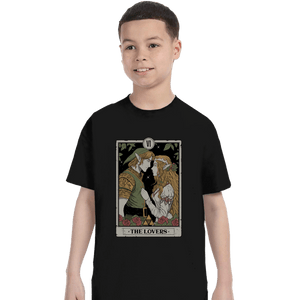 Daily_Deal_Shirts T-Shirts, Youth / XS / Black The Lovers Vintage Tarot
