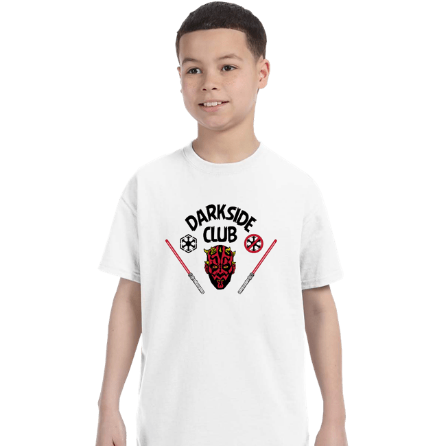 Secret_Shirts T-Shirts, Youth / XS / White Darkside Club
