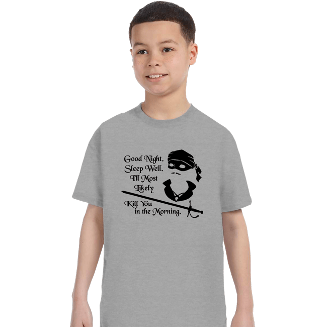 Shirts T-Shirts, Youth / XS / Sports Grey Good Night