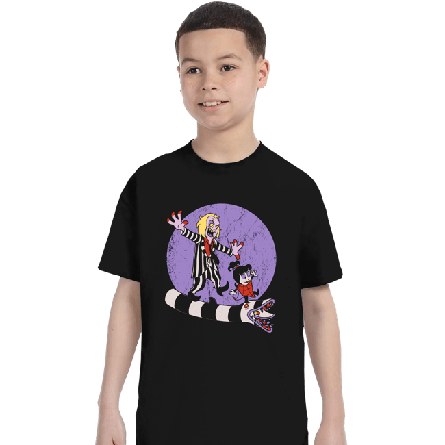 Daily_Deal_Shirts T-Shirts, Youth / XS / Black Beetle And Girl
