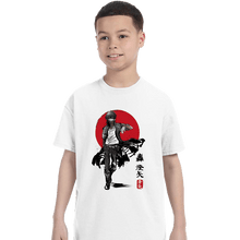 Load image into Gallery viewer, Daily_Deal_Shirts T-Shirts, Youth / XS / White Dabi Sumi-e
