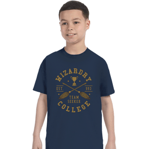Daily_Deal_Shirts T-Shirts, Youth / XS / Navy Team Seeker