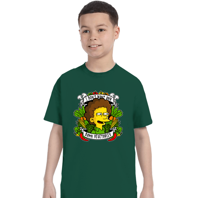 Daily_Deal_Shirts T-Shirts, Youth / XS / Forest Darn Veggies
