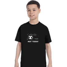 Load image into Gallery viewer, Shirts T-Shirts, Youth / XS / Black Not Today Death
