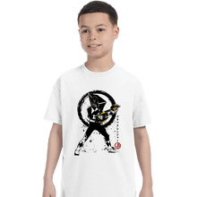 Load image into Gallery viewer, Shirts T-Shirts, Youth / XS / White Black Ranger Sumi-e

