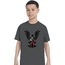 Load image into Gallery viewer, Shirts T-Shirts, Youth / XL / Charcoal Black Eagles House Leader
