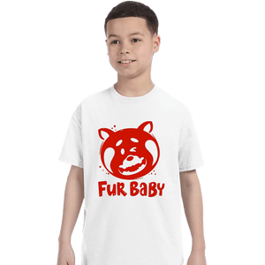 Daily_Deal_Shirts T-Shirts, Youth / XS / White Fur Baby