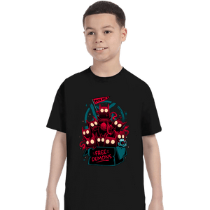 Daily_Deal_Shirts T-Shirts, Youth / XS / Black Free Demon Box