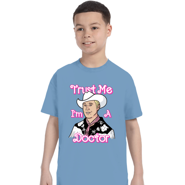 Secret_Shirts T-Shirts, Youth / XS / Powder Blue Doctor Doll