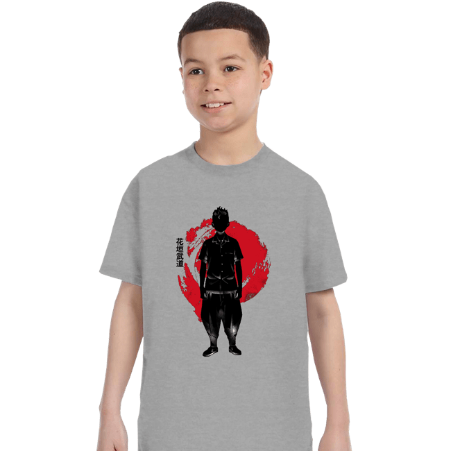 Shirts T-Shirts, Youth / XS / Sports Grey Crimson takemichi