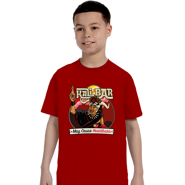 Secret_Shirts T-Shirts, Youth / XS / Red Kali Bar