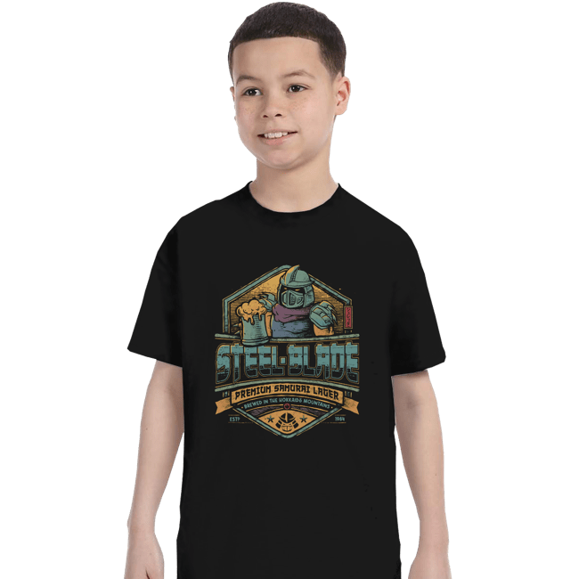 Daily_Deal_Shirts T-Shirts, Youth / XS / Black Steel Blade Lager