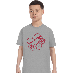 Shirts T-Shirts, Youth / XS / Sports Grey Retrogaming Lover