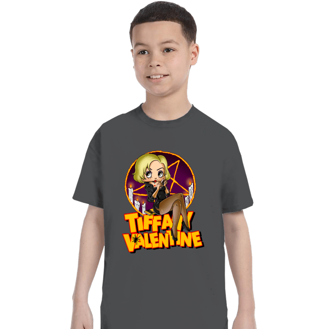 Shirts T-Shirts, Youth / XS / Charcoal Tiffany Valentine