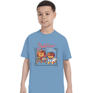 Secret_Shirts T-Shirts, Youth / XS / Powder Blue Kitty Painter!