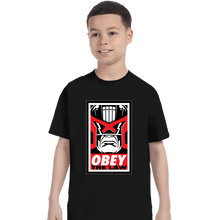 Load image into Gallery viewer, Daily_Deal_Shirts T-Shirts, Youth / XS / Black Obey The Law
