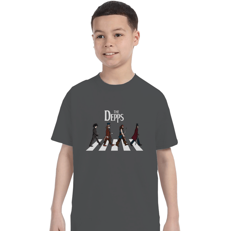 Shirts T-Shirts, Youth / Small / Charcoal The Depps