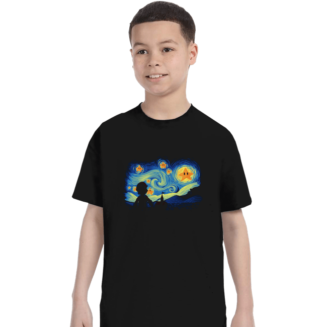 Secret_Shirts T-Shirts, Youth / XS / Black Super Starry Bros