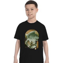 Load image into Gallery viewer, Shirts T-Shirts, Youth / Small / Black Dragonzord Ukiyoe
