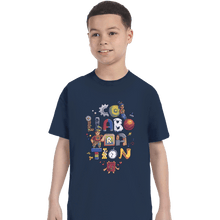 Load image into Gallery viewer, Daily_Deal_Shirts T-Shirts, Youth / XS / Navy Collaboration
