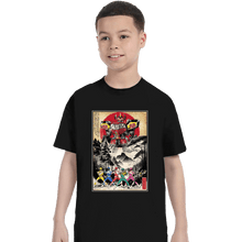 Load image into Gallery viewer, Daily_Deal_Shirts T-Shirts, Youth / XS / Black Rangers In Japan Woodblock
