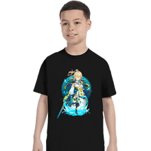 Load image into Gallery viewer, Shirts T-Shirts, Youth / XS / Black Dandelion Knight Jean

