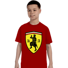 Load image into Gallery viewer, Daily_Deal_Shirts T-Shirts, Youth / XS / Red Scuderia Britanni
