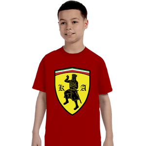 Daily_Deal_Shirts T-Shirts, Youth / XS / Red Scuderia Britanni