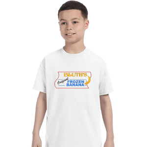 Secret_Shirts T-Shirts, Youth / XS / White Bluth Bananas