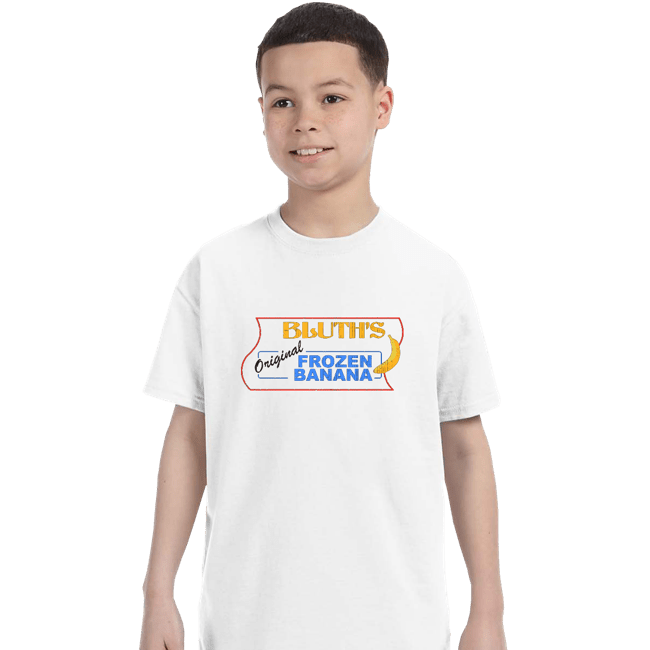 Secret_Shirts T-Shirts, Youth / XS / White Bluth Bananas